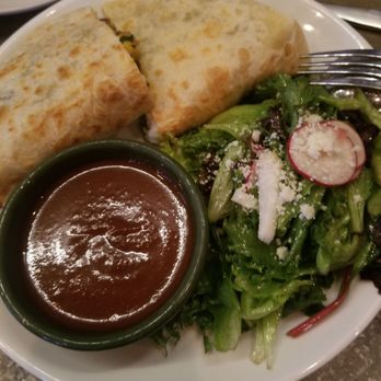 El Barrio - Veggie quesadilla with sauce on the side - Mexican Near Me - Birmingham, Alabama