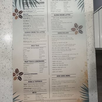 Aloha Waffle Bar - Drinks and kids menu - Breakfast & Brunch Near Me - Jacksonville Beach, Florida Aloha Waffle Bar - Drinks and kids menu - Breakfast & Brunch Near Me - Jacksonville Beach, Florida