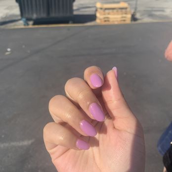 Zendo Nail Spa - 026 on short almond acrylics - Nail Salons Near Me - Costa Mesa, California Zendo Nail Spa - 026 on short almond acrylics - Nail Salons Near Me - Costa Mesa, California