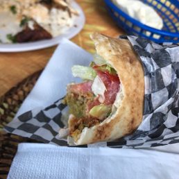 falafel wrap :) falafel wrap :)