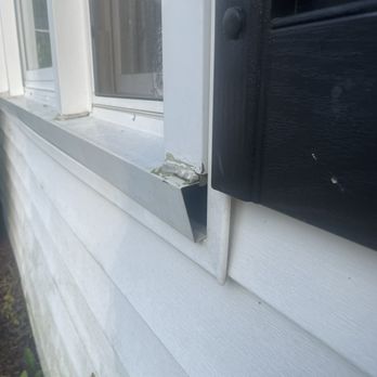 Building Sciences 16:3 - This hole leads directly into the structure of the house, letting water soak everything when it would rain. - Home Inspectors Near Me