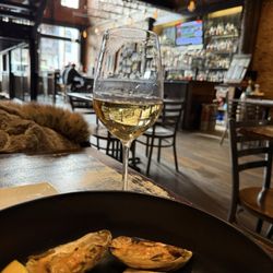 Zazu - Fire roasted oysters and pinto griot. Perfect!
