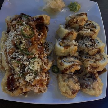 Rock N Roll Sushi - VIP Roll (Heart) and Axl Roll - Sushi Bars Near Me - Spring, Texas
