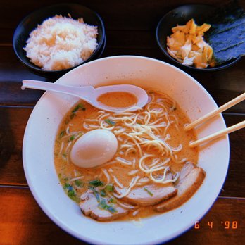 R101 Ramen - 2. Spicy Tonkotsu Ramen - Medium spicy, egg, rice, and a cabbage salad - Ramen Near Me - Glendale, California R101 Ramen - 2. Spicy Tonkotsu Ramen - Medium spicy, egg, rice, and a cabbage salad - Ramen Near Me - Glendale, California