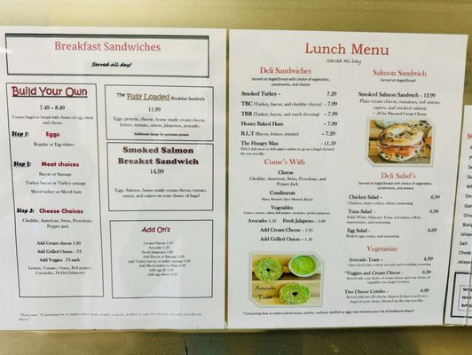Menu photo 3 The Hot Bagel Shop Houston, TX