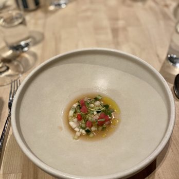 Miro Kaimuki - (1/5) Hamachi, radish, tomato, citrus. Hated it. Tasted "green", like a something was too raw? Not enough citrus. - Asian Fusion Near Me - Honolulu, Hawaii Miro Kaimuki - (1/5) Hamachi, radish, tomato, citrus. Hated it. Tasted "green", like a something was too raw? Not enough citrus. - Asian Fusion Near Me - Honolulu, Hawaii