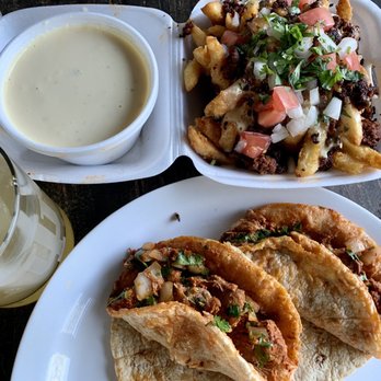 Indy Tacos - Chori fries, queso and Al pastor tacos - Mexican Near Me - Indianapolis, Indiana