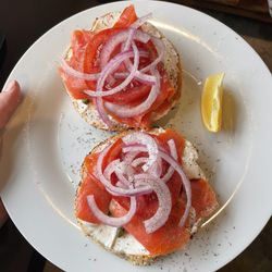 Blue Valley Bistro - Bagel with lox