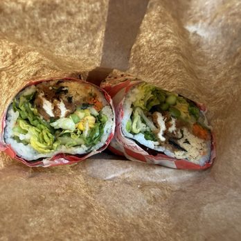 168 Asian Burritos - 14.Basil Tofu Asian Burrito - Asian Fusion Near Me - Olney, Maryland