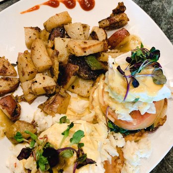 Lulu's - Crab cake eggs Benedict. - New American Near Me - Richmond, Virginia Lulu's - Crab cake eggs Benedict. - New American Near Me - Richmond, Virginia