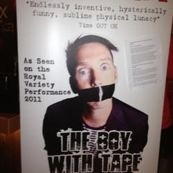 NZ International Comedy Festival - The Boy with Tape on his Face is returning for 2013! Do everything you can to get a ticket.