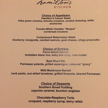 Hamilton's Kitchen - Magical dining menu - New American Near Me - Winter Park, Florida Hamilton's Kitchen - Magical dining menu - New American Near Me - Winter Park, Florida