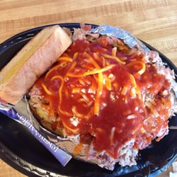The Hickory Pit - Super stuffed pork potato $9