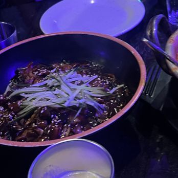 One Shot Pocha - Black bean noodles - Korean Near Me - Houston, Texas