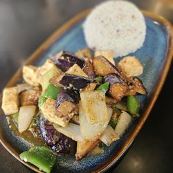 Nahm Thai & Burmese Cuisine - Tofu with eggplant