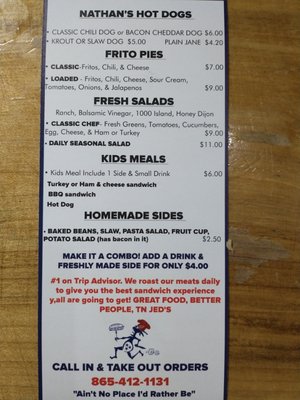 Menu photo 7 Tennessee Jed's Gatlinburg, TN Menu photo 7 Tennessee Jed's Gatlinburg, TN