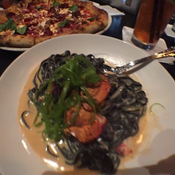 Siena Tavern - Squid Ink Lobster Pasta - Italian Near Me - Chicago, Illinois Siena Tavern - Squid Ink Lobster Pasta - Italian Near Me - Chicago, Illinois