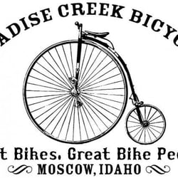 Paradise Creek Bicycles - Old school logo.
