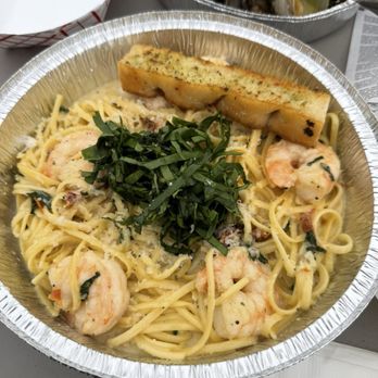 Buck Bay Shellfish Farm - Shrimp Linguine - Seafood Markets Near Me - Olga, Washington