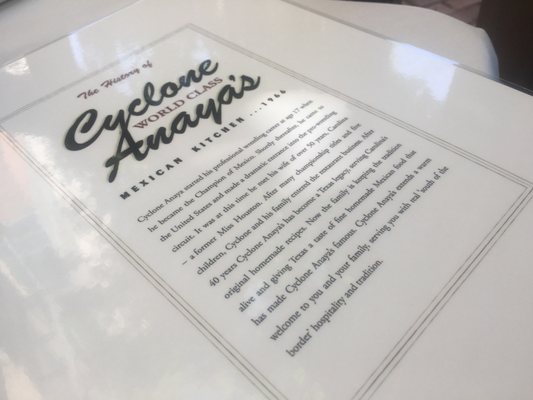 Menu photo 6 Cyclone Anayas Tex Mex Kitchen Houston, TX Menu photo 6 Cyclone Anayas Tex Mex Kitchen Houston, TX