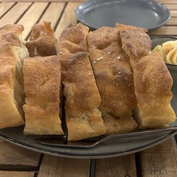 Asado Life - Focaccia with fresh butter and smoked salt - New American Near Me - Saint Augustine, Florida