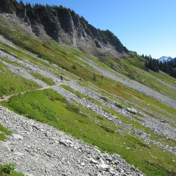 Ptarmigan Ridge - Narrow walking terrain. Zero shade. - Hiking Near Me Ptarmigan Ridge - Narrow walking terrain. Zero shade. - Hiking Near Me