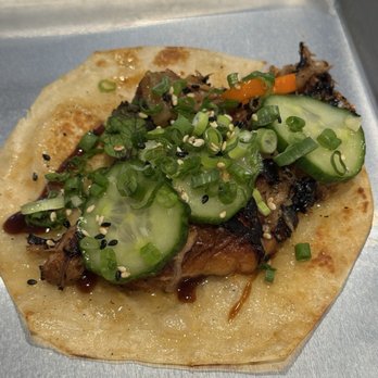 Ruby’s - El Pastor Taco!!!  Veggies were so fresh! Great flavor. - New American Near Me - San Francisco, California