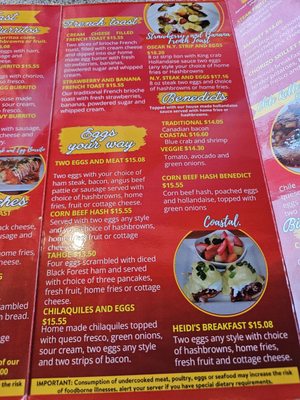 Menu photo 8 Heidi's Carson City, NV