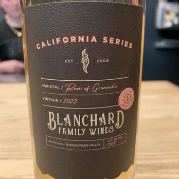 Blanchard Family Wines - Rosé - Wineries Near Me - Denver, Colorado