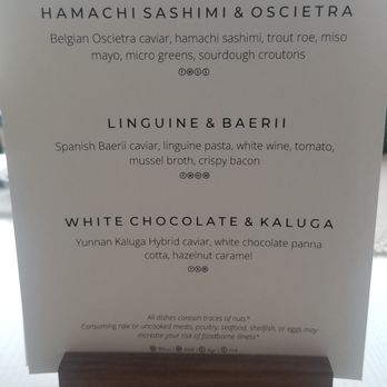 Bjork Caviar - Restaurant Week 2025 menu - Specialty Food Near Me - Las Vegas, Nevada