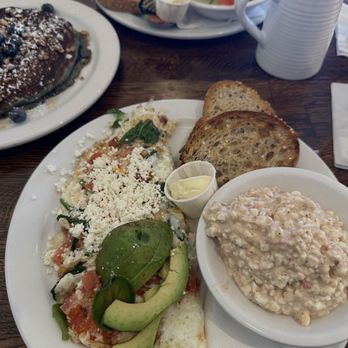 Over Easy - Chandler - California Omelette, Spicy cottage cheese, multigrain/sourdough toast - Breakfast & Brunch Near Me - Chandler, Arizona Over Easy - Chandler - California Omelette, Spicy cottage cheese, multigrain/sourdough toast - Breakfast & Brunch Near Me - Chandler, Arizona