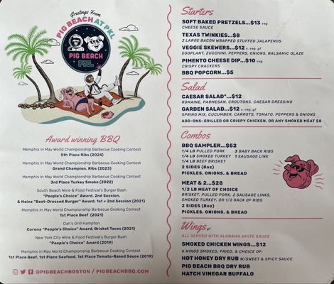 Menu photo 7 Pig Beach BBQ Boston, MA
