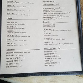 Java Surf Cafe & Espresso Bar - Java menu - Breakfast & Brunch Near Me - Virginia Beach, Virginia