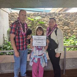 Alii Greeting Service - Our family got the Aloha greeting