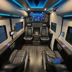 Prime Charter Bus - Sprinter Jet interior