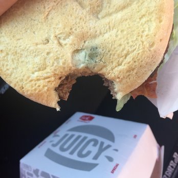 Jack in the Box - Moldy bun - Fast Food Near Me - Cincinnati, Ohio