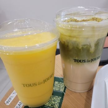 Tous Les Jours - Mango smoothie, Pistachio Latte - Desserts Near Me - Forest Hills, New York Tous Les Jours - Mango smoothie, Pistachio Latte - Desserts Near Me - Forest Hills, New York