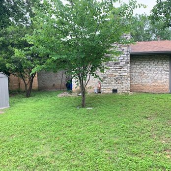 Luciano's Landscape & Design - Before. It was a mess. - Lawn Services Near Me