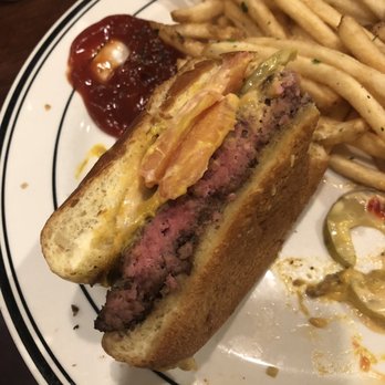 Mimi's Cafe - They call this medium well..not eating their uncooked food again - Breakfast & Brunch Near Me - Chandler, Arizona