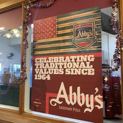 Abby's Legendary Pizza - Abby's Pizza showing their true bigoted colors. No fascist pizza for me!