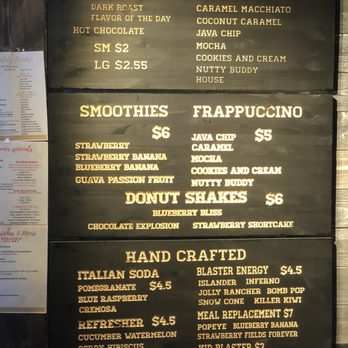 Donuts & More - Drink menu - Donuts Near Me - Davenport, Iowa