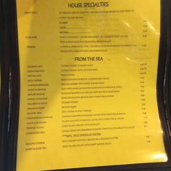 Fiesta Sa Barrio - menu - Filipino Near Me - Glendale, California Fiesta Sa Barrio - menu - Filipino Near Me - Glendale, California