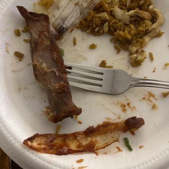 CY Chinese Restaurant - Nasty sheet of plastic on my ribs. - Szechuan Near Me - North Miami Beach, Florida CY Chinese Restaurant - Nasty sheet of plastic on my ribs. - Szechuan Near Me - North Miami Beach, Florida