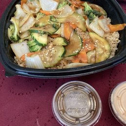 Vegetable fried rice Vegetable fried rice