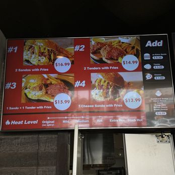 Stark's Hot Chicken - Menu - Chicken Wings Near Me - Los Angeles, California Stark's Hot Chicken - Menu - Chicken Wings Near Me - Los Angeles, California