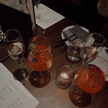 HIDE+SEEK - Drink: Pyro's Negroni with 818 blanco tequila - New American Near Me - Chicago, Illinois