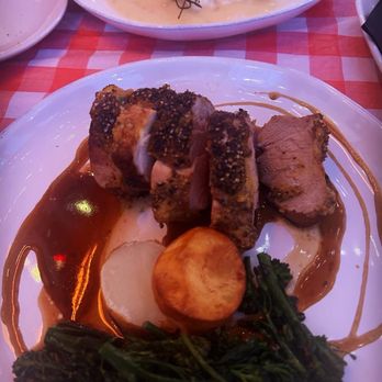 The Burleigh - Pork Tenderloin au Poivre - New American Near Me - Kennebunkport, Maine The Burleigh - Pork Tenderloin au Poivre - New American Near Me - Kennebunkport, Maine