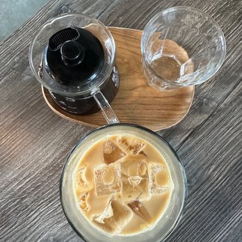 Lookout Coffee - Pourover, seasonal iced latte (honey, coconut milk, brown sugar) - Coffee & Tea Near Me - Campbell, California Lookout Coffee - Pourover, seasonal iced latte (honey, coconut milk, brown sugar) - Coffee & Tea Near Me - Campbell, California