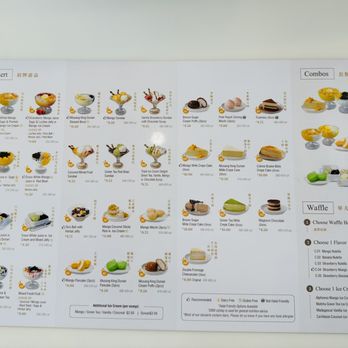 Mango Mango Dessert - December 2024 menu of Classic Desserts, Waffles, etc. - Desserts Near Me - Pittsburgh, Pennsylvania