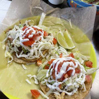 La Torta Loca - Carnitas and chicken taco - supreme (adds lettuce, tomatoes, cheese and sour cream). - Mexican Near Me - Florence, Kentucky La Torta Loca - Carnitas and chicken taco - supreme (adds lettuce, tomatoes, cheese and sour cream). - Mexican Near Me - Florence, Kentucky
